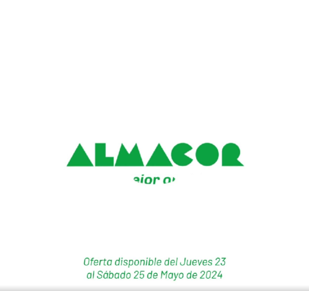 Folleto Almacor 23.05.2024 - 25.05.2024