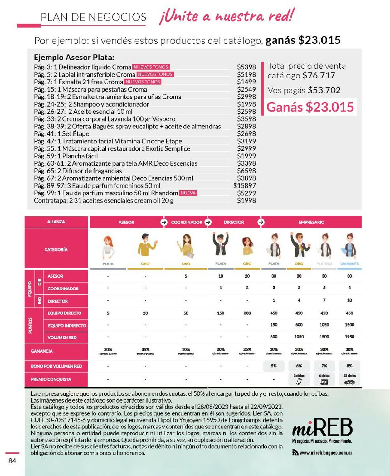 Folleto Bagués 28.08.2023 - 22.09.2023