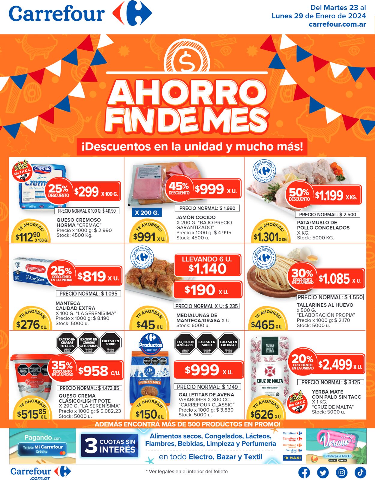 Folleto Carrefour 23.01.2024 - 29.01.2024