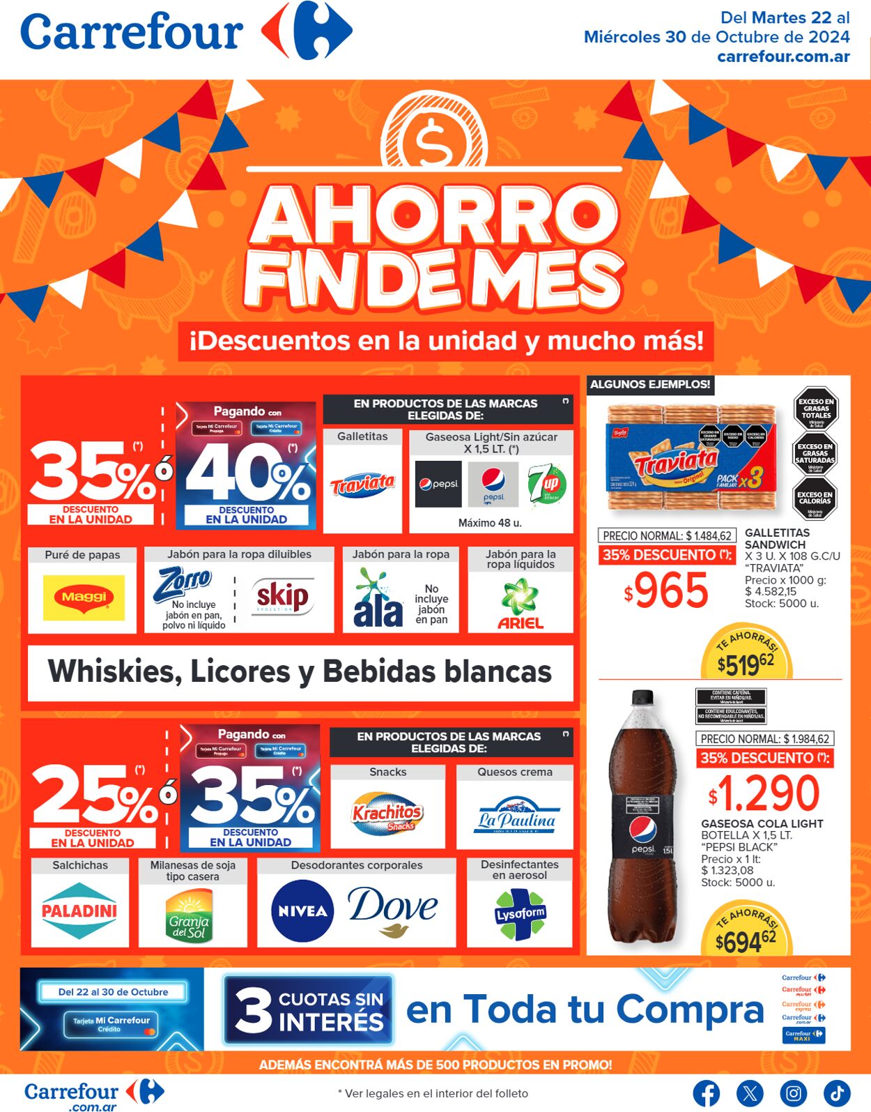 Folleto Carrefour 22.10.2024 - 30.10.2024