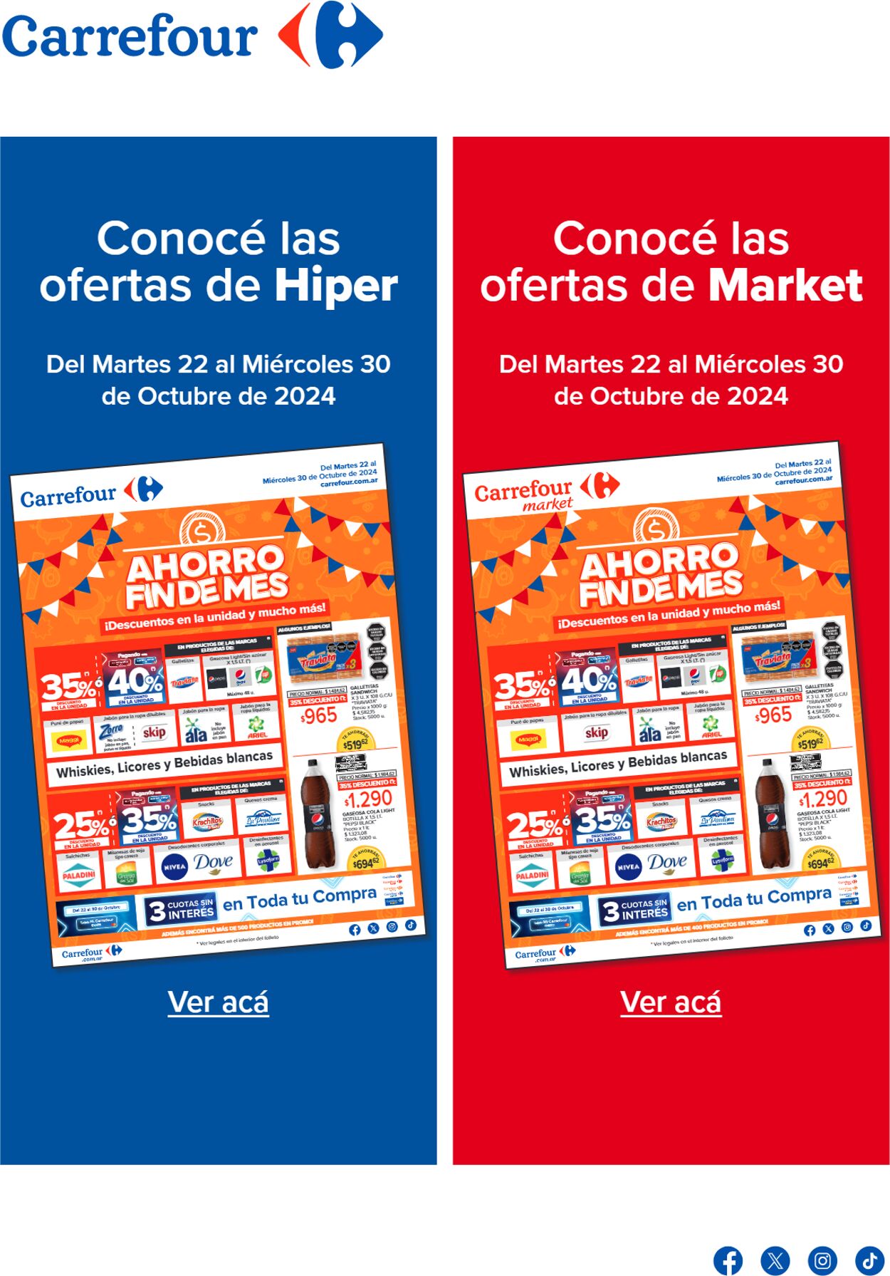 Folleto Carrefour 22.10.2024 - 30.10.2024