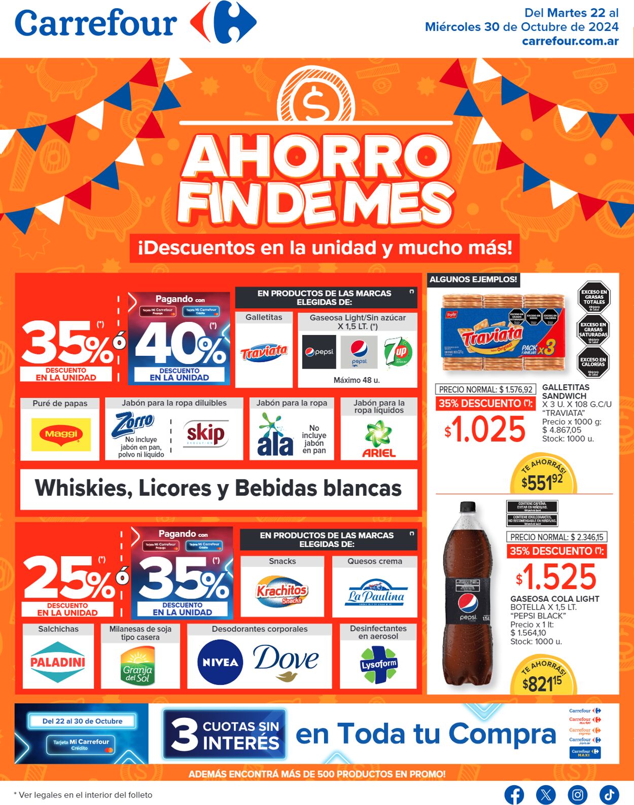 Folleto Carrefour 22.10.2024 - 30.10.2024