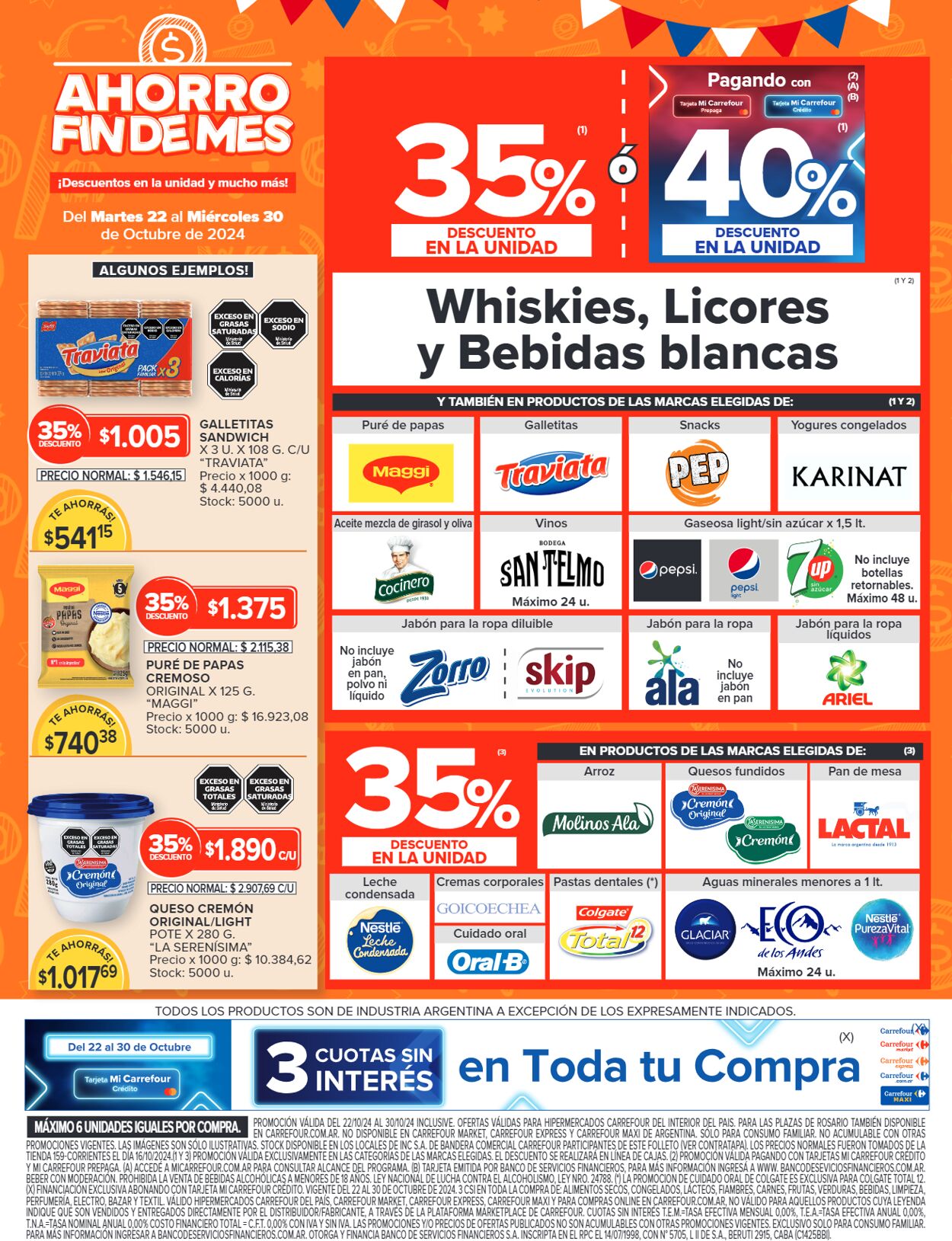 Folleto Carrefour 22.10.2024 - 30.10.2024