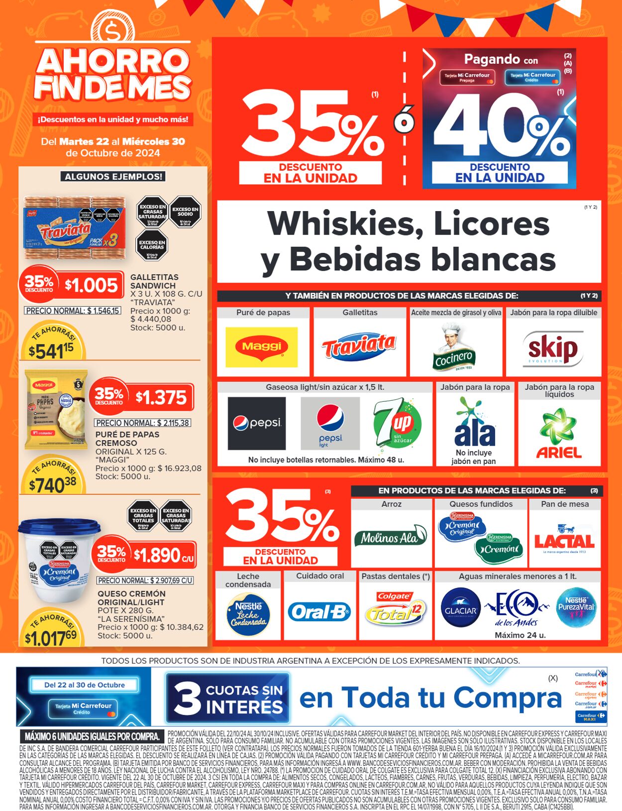 Folleto Carrefour 22.10.2024 - 30.10.2024