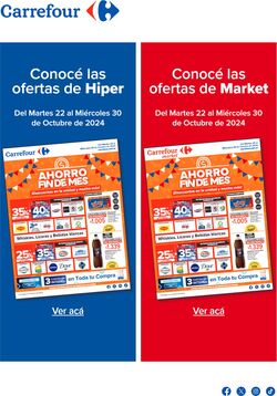 Folleto Carrefour 22.10.2024 - 30.10.2024