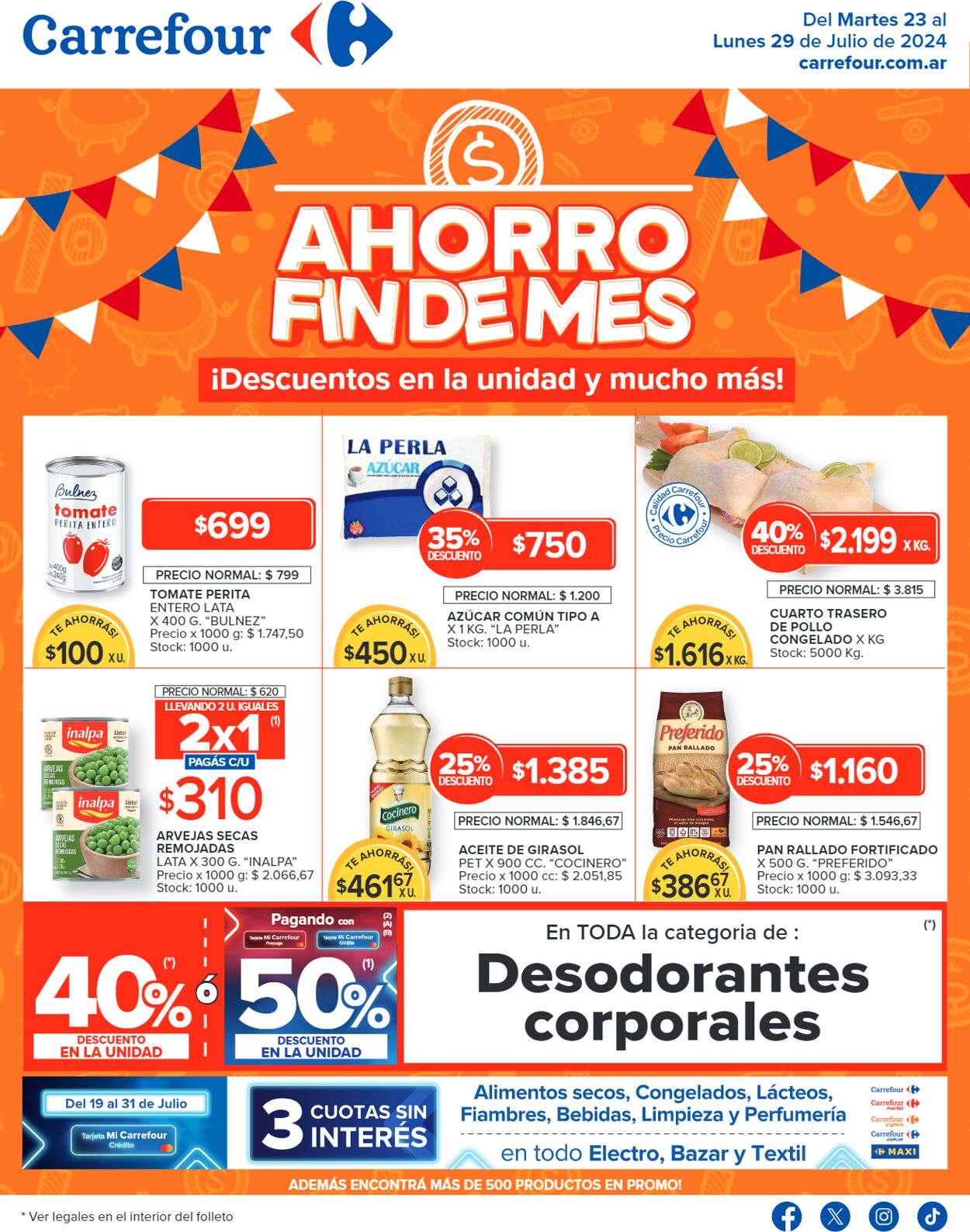 Folleto Carrefour 23.07.2024 - 29.07.2024