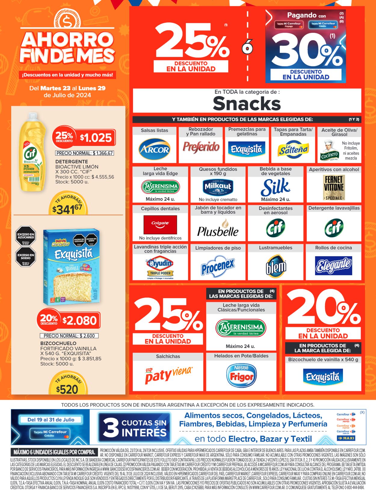 Folleto Carrefour 23.07.2024 - 29.07.2024