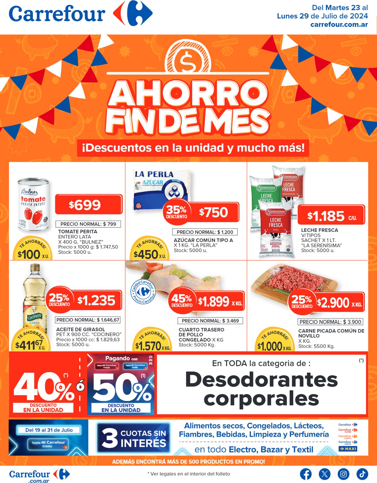 Folleto Carrefour 23.07.2024 - 29.07.2024