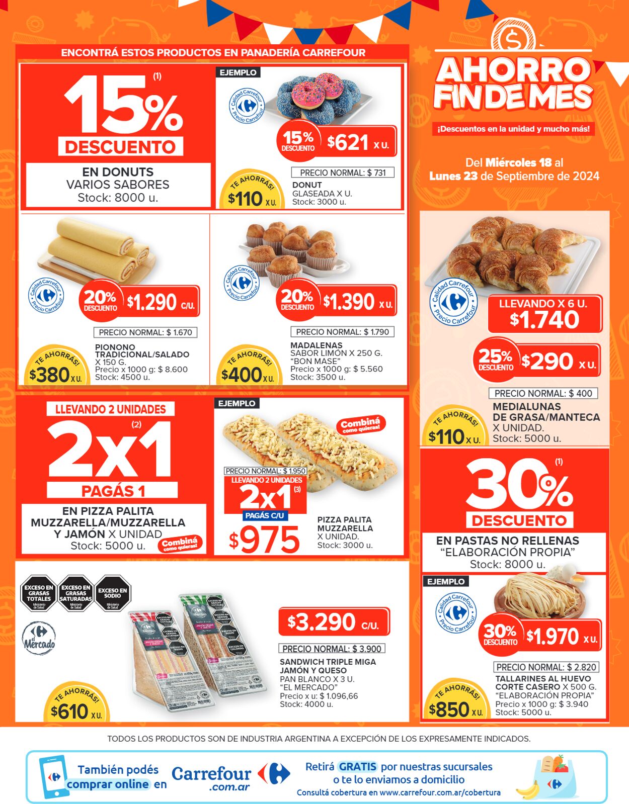 Folleto Carrefour 18.09.2024 - 23.09.2024