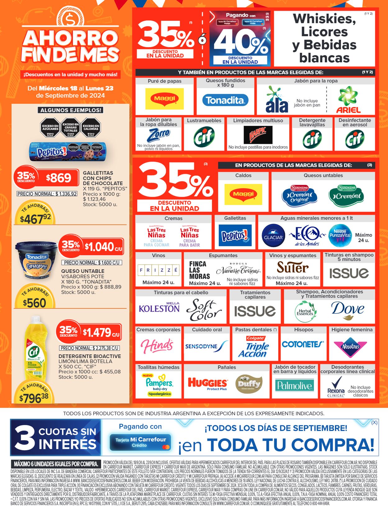 Folleto Carrefour 18.09.2024 - 23.09.2024