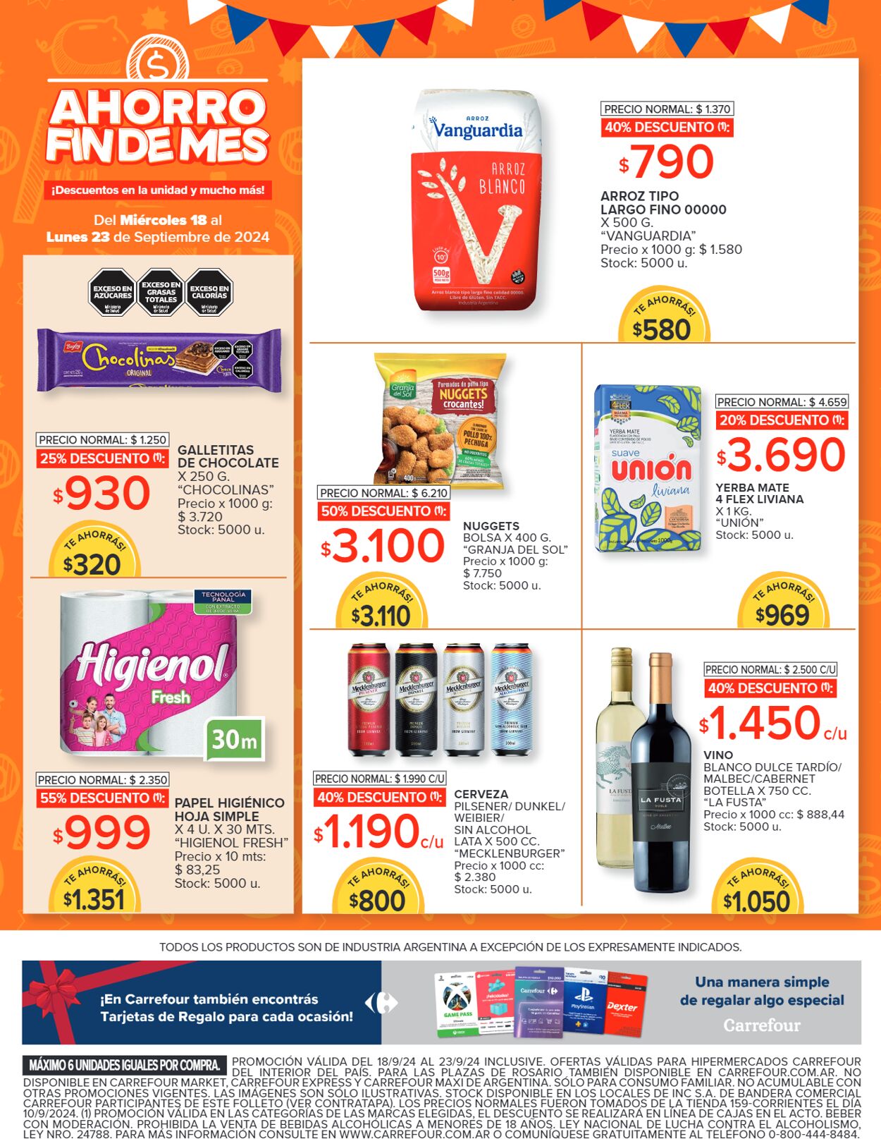 Folleto Carrefour 18.09.2024 - 23.09.2024