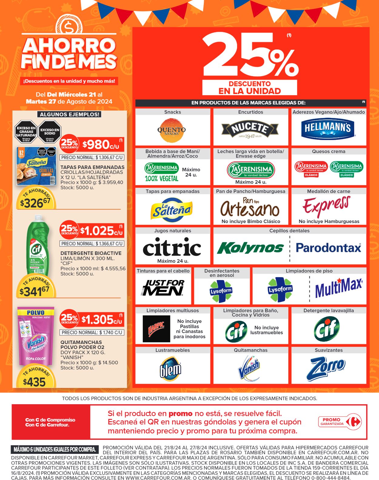 Folleto Carrefour 21.08.2024 - 27.08.2024