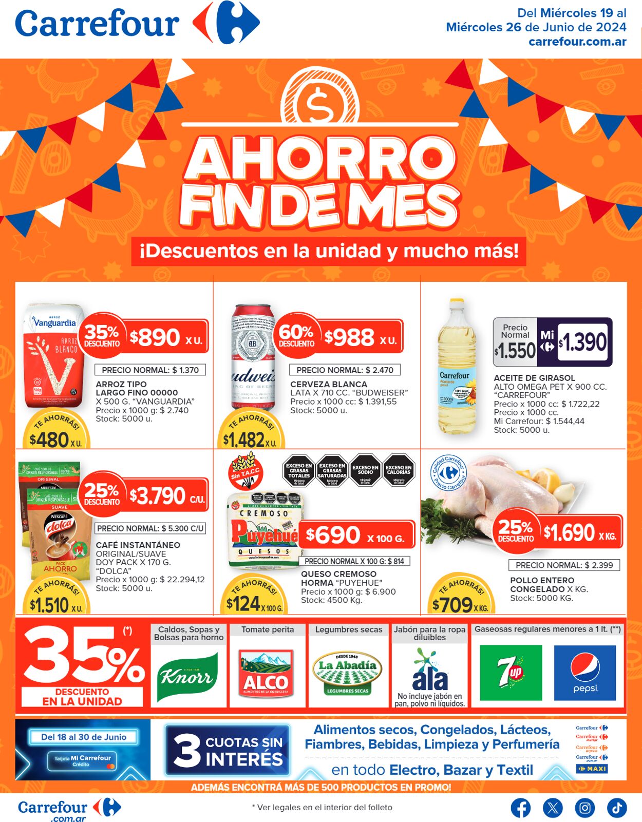 Folleto Carrefour 19.06.2024 - 26.06.2024