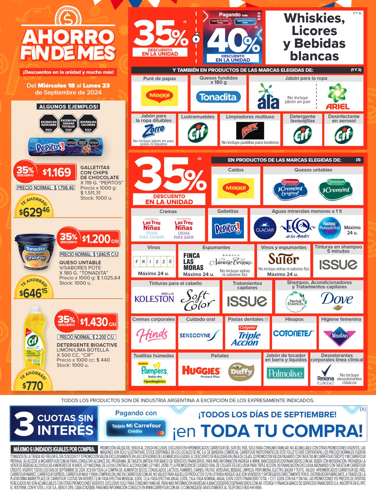 Folleto Carrefour 18.09.2024 - 23.09.2024