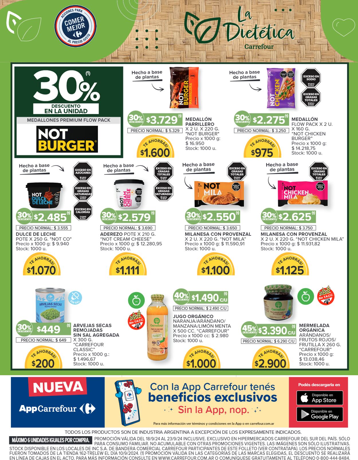 Folleto Carrefour 18.09.2024 - 23.09.2024