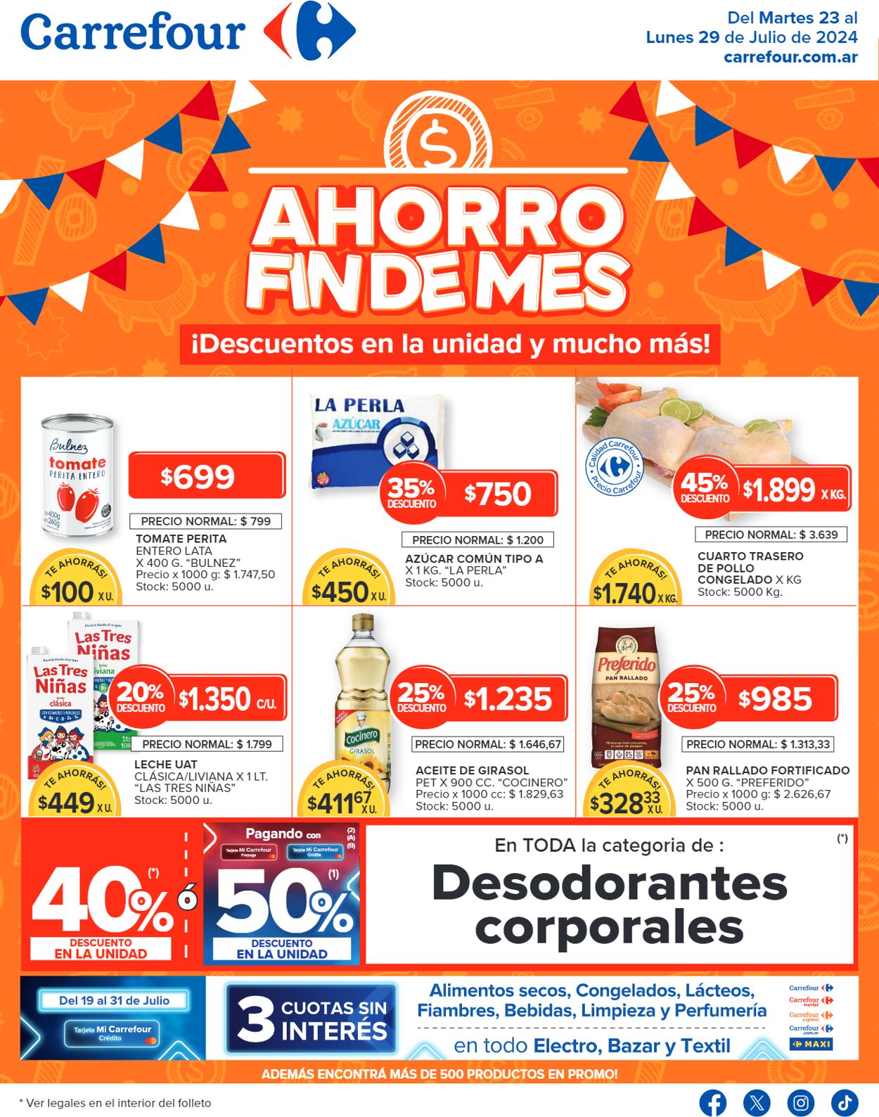 Folleto Carrefour 23.07.2024 - 29.07.2024