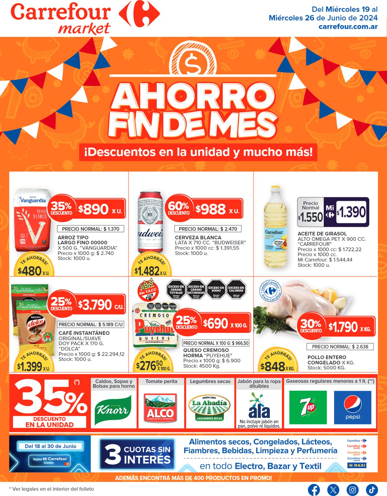 Folleto Carrefour 19.06.2024 - 26.06.2024