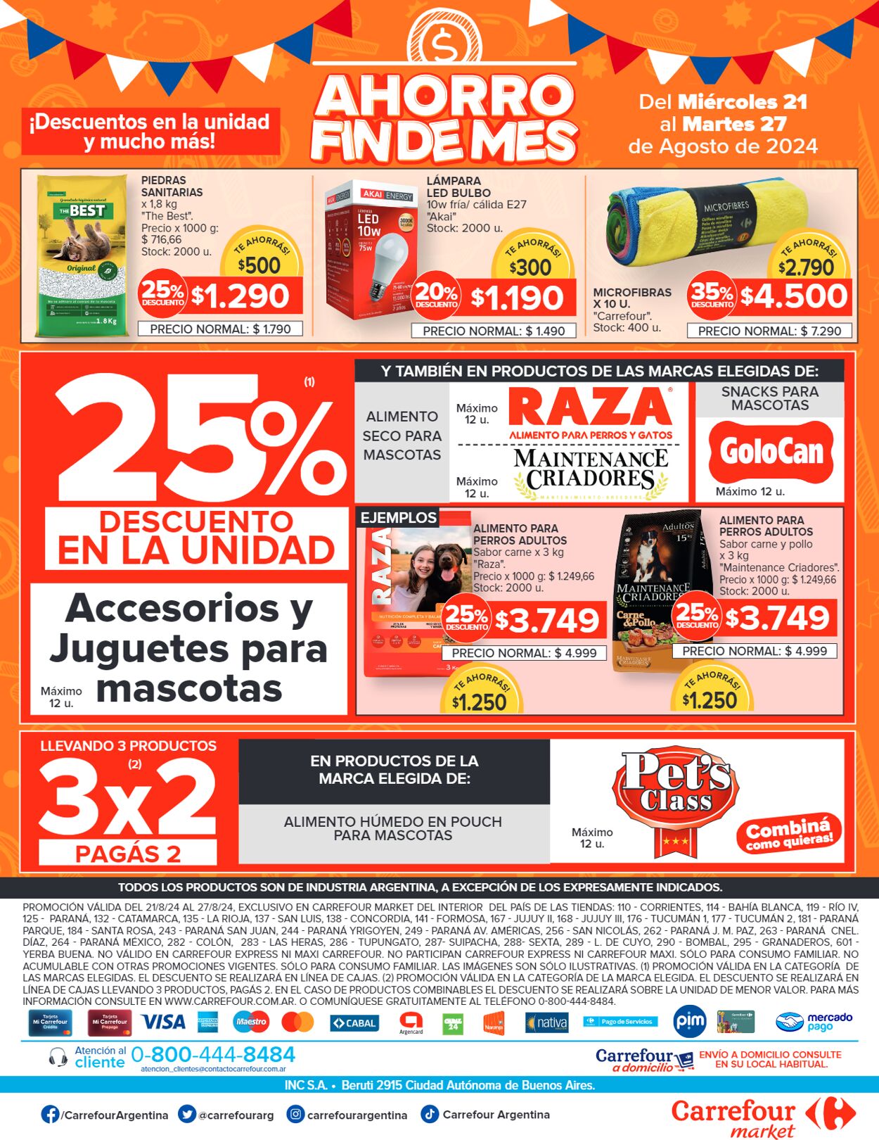 Folleto Carrefour 21.08.2024 - 27.08.2024