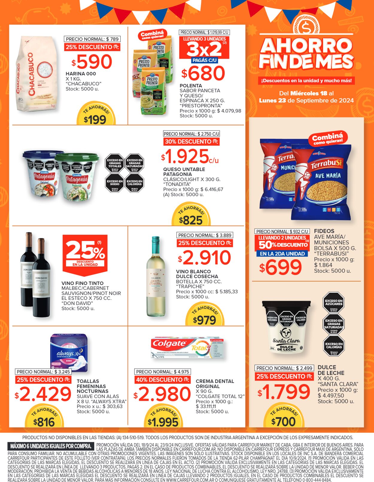 Folleto Carrefour 18.09.2024 - 23.09.2024