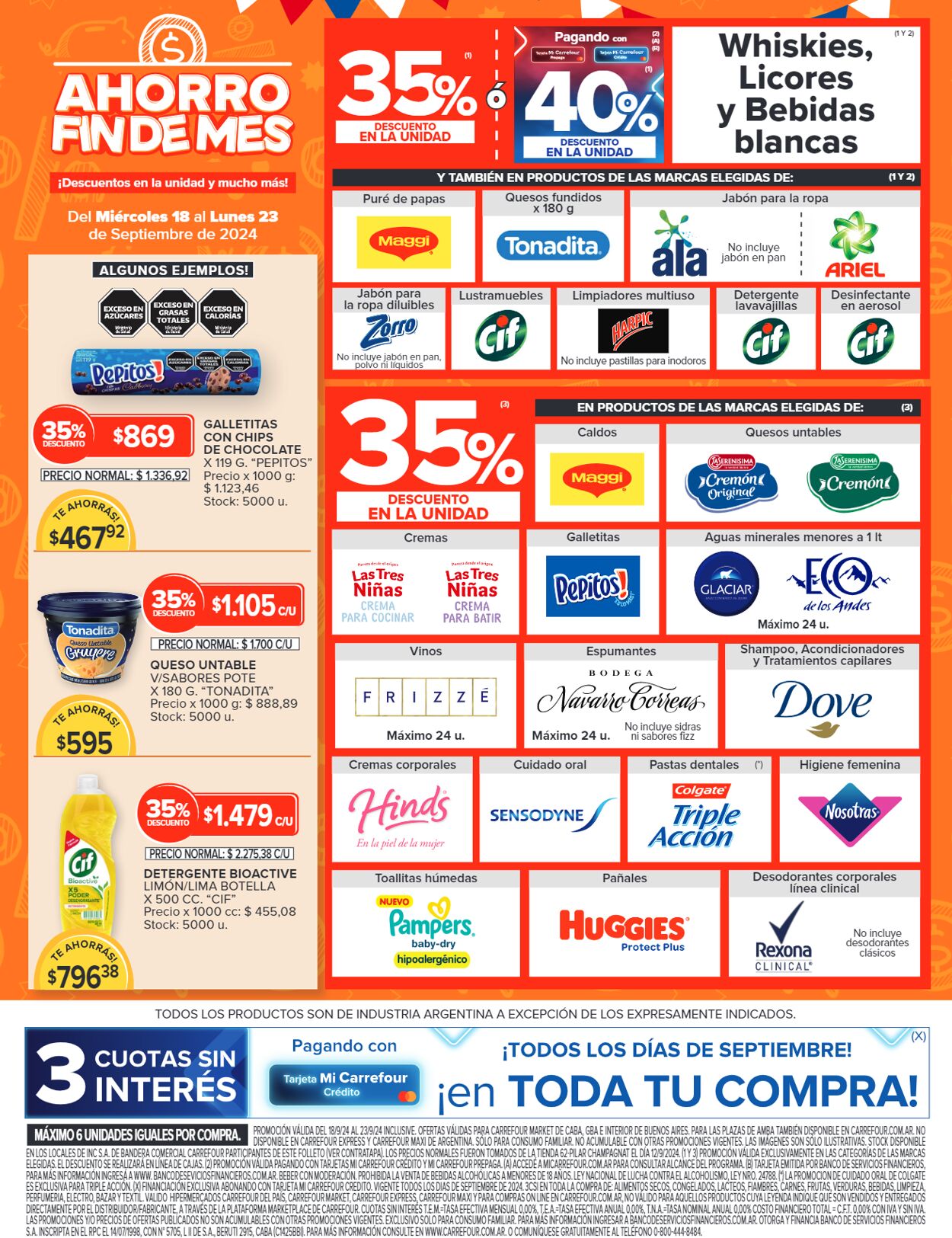 Folleto Carrefour 18.09.2024 - 23.09.2024