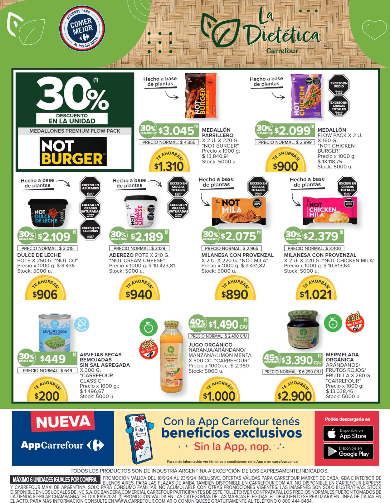 Folleto Carrefour 18.09.2024 - 23.09.2024