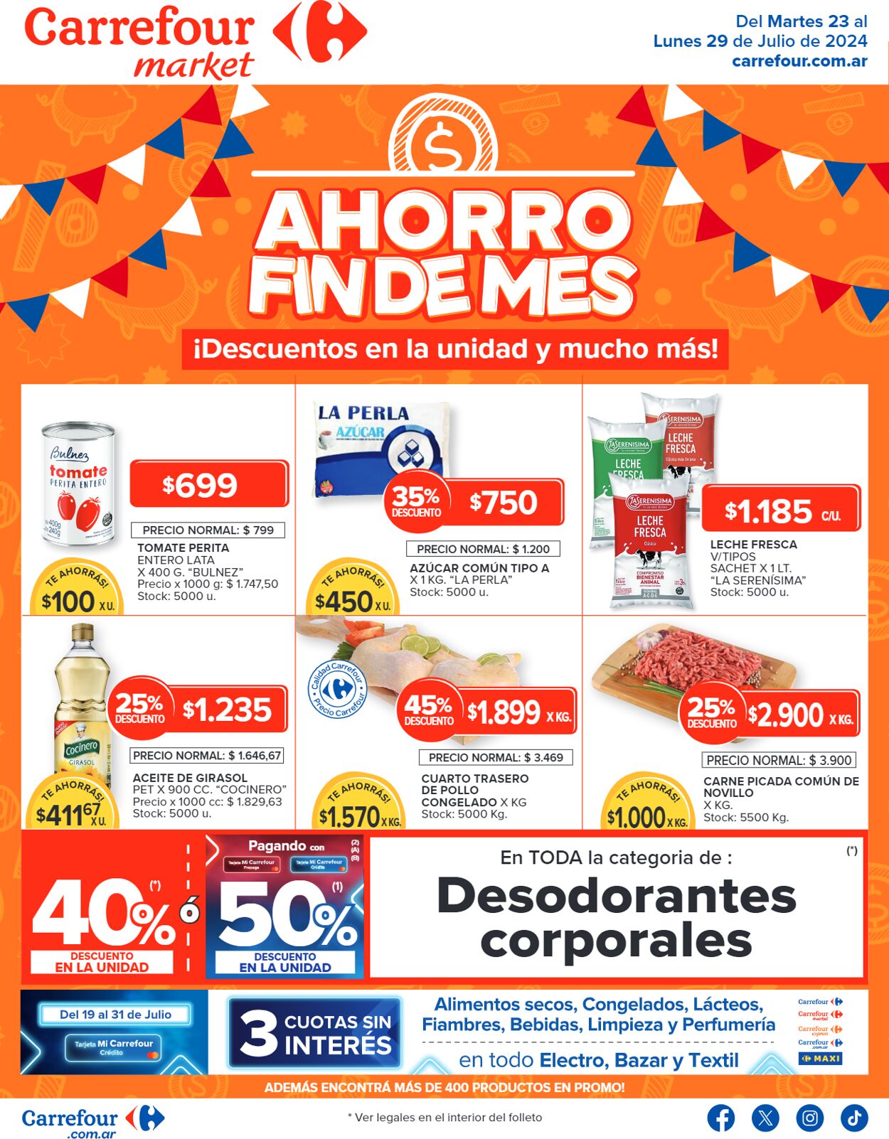 Folleto Carrefour 23.07.2024 - 29.07.2024