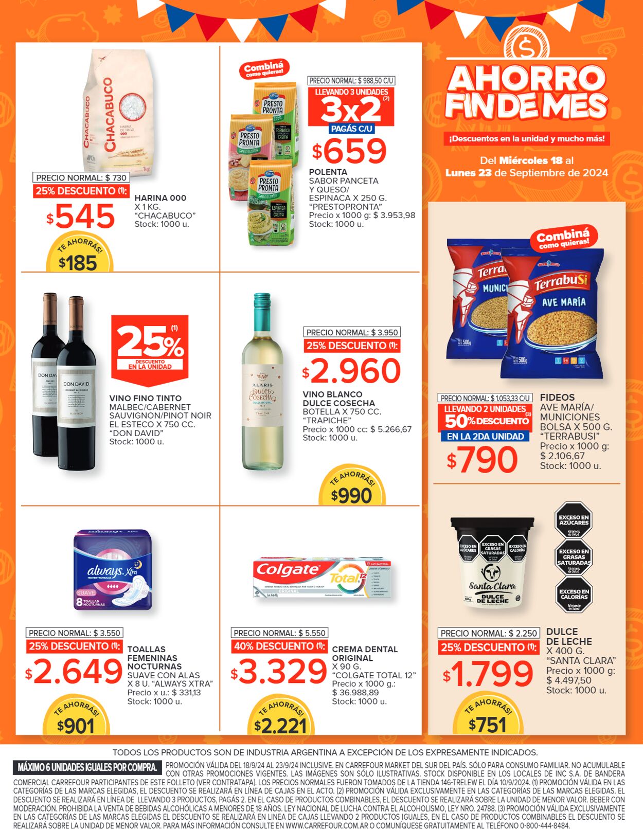 Folleto Carrefour 18.09.2024 - 23.09.2024