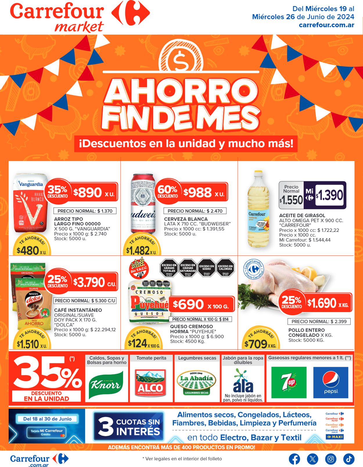 Folleto Carrefour 19.06.2024 - 26.06.2024