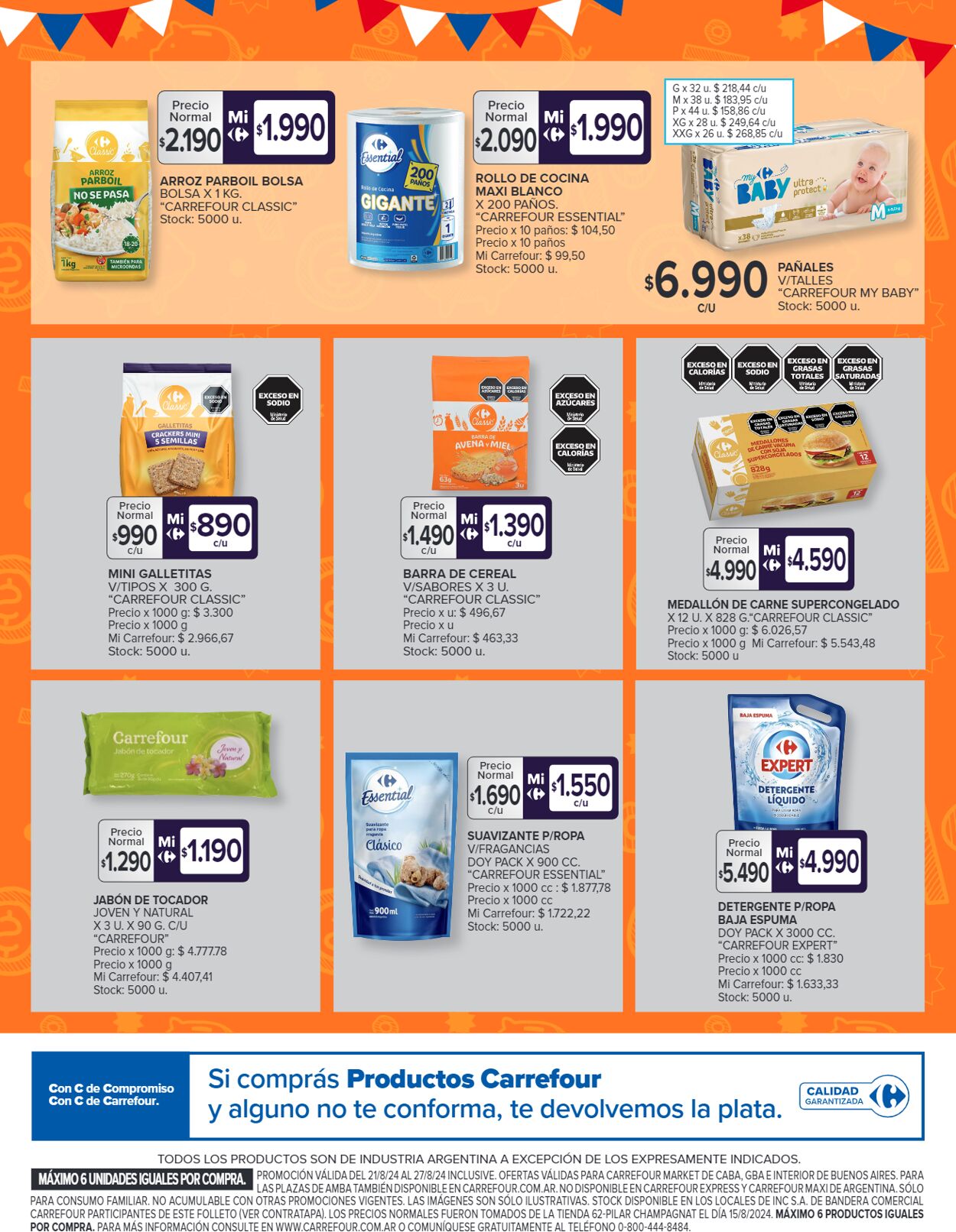 Folleto Carrefour 21.08.2024 - 27.08.2024