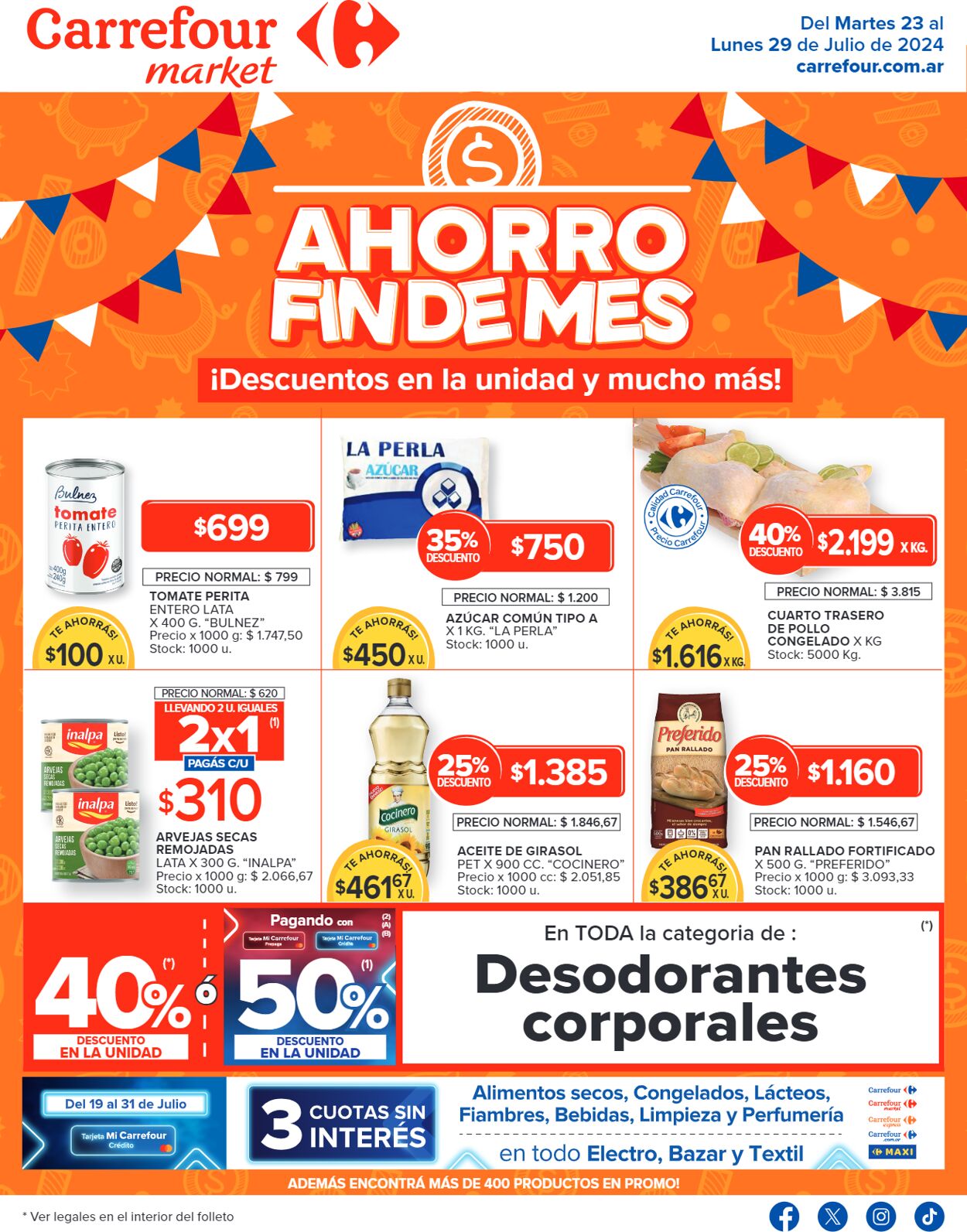 Folleto Carrefour 23.07.2024 - 29.07.2024