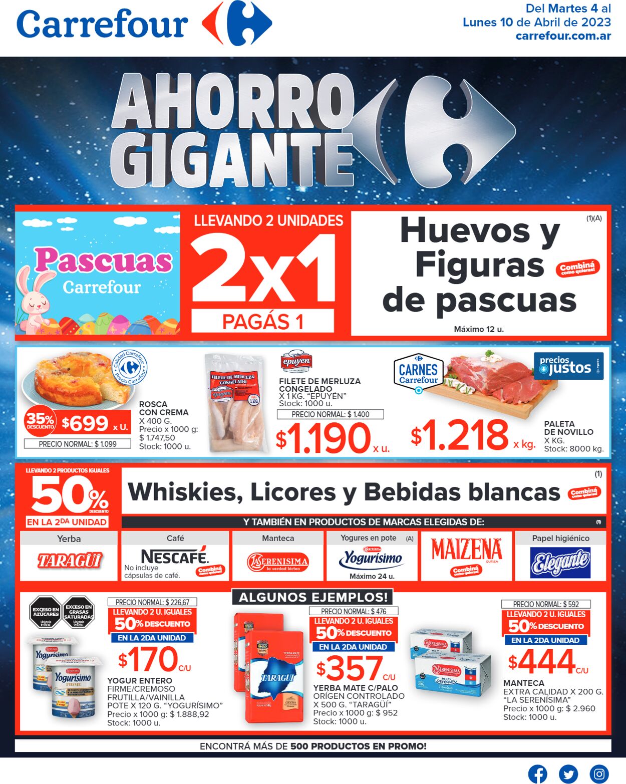 Folleto Carrefour 04.04.2023 - 10.04.2023