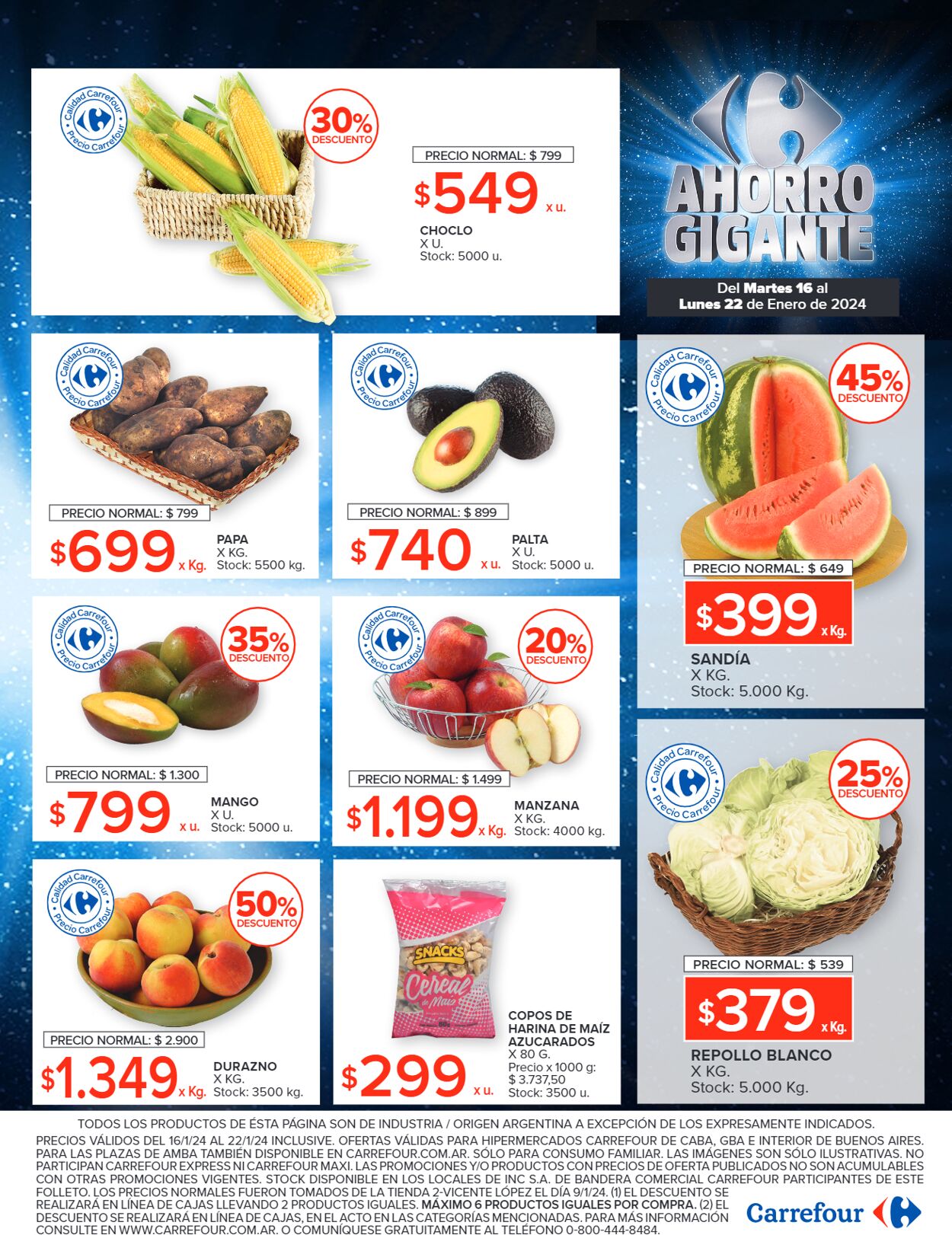 Folleto Carrefour 16.01.2024 - 22.01.2024