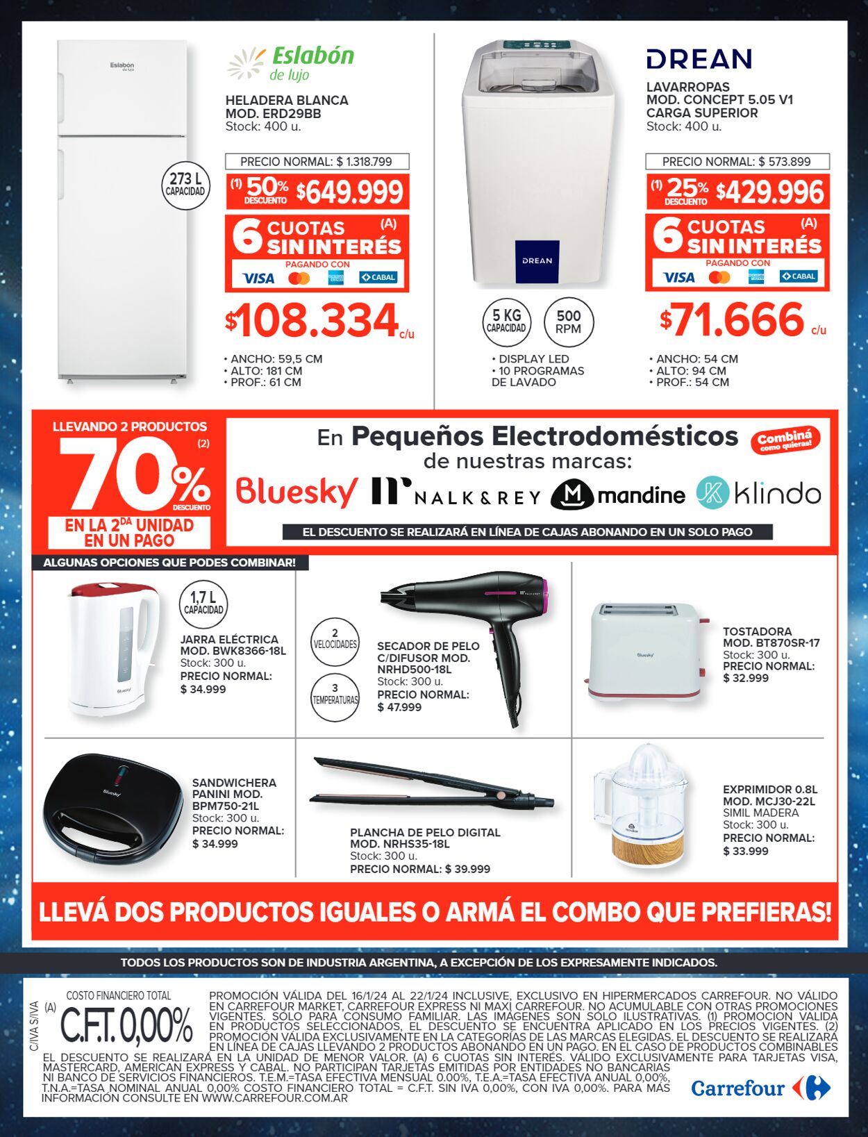 Folleto Carrefour 16.01.2024 - 22.01.2024