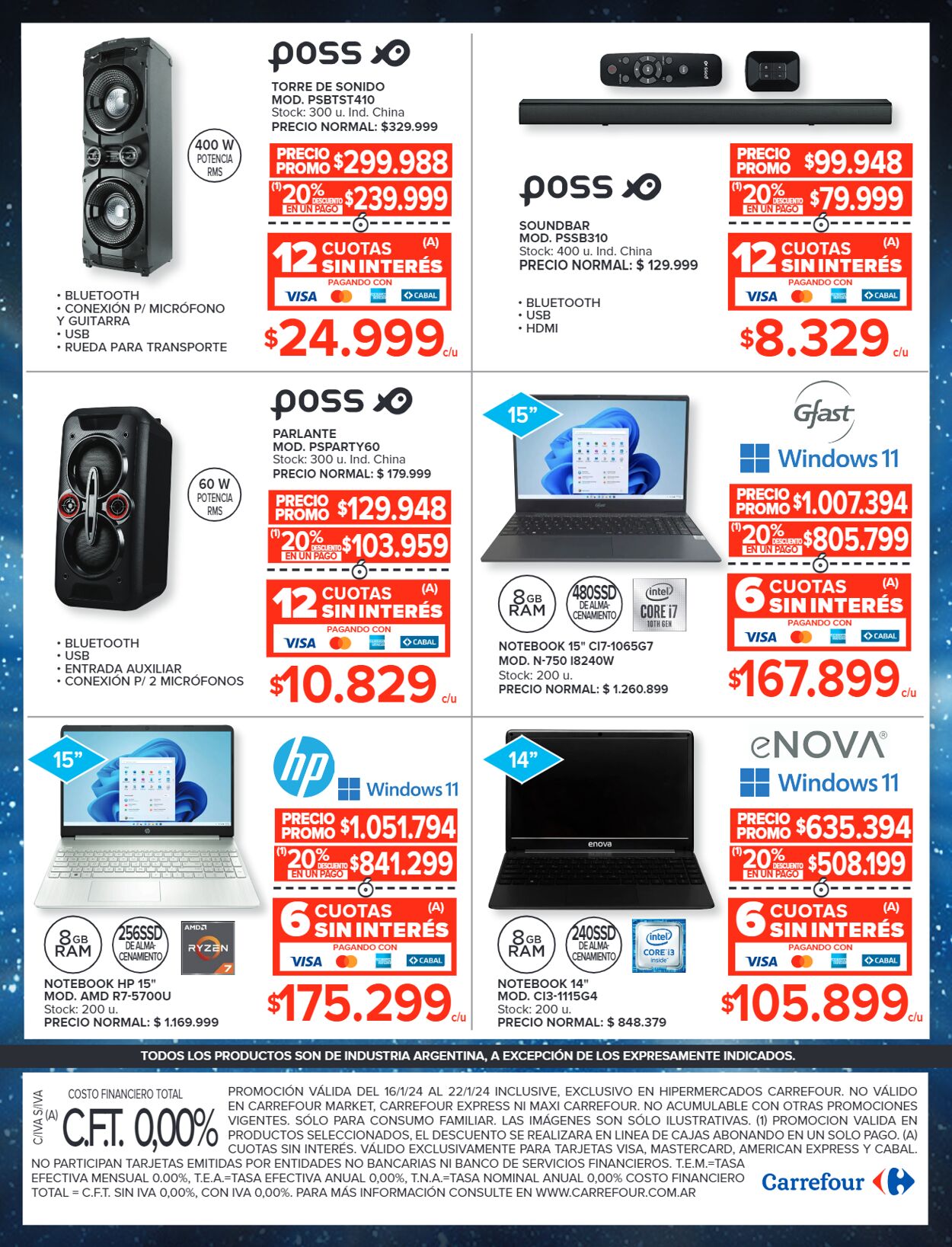 Folleto Carrefour 16.01.2024 - 22.01.2024