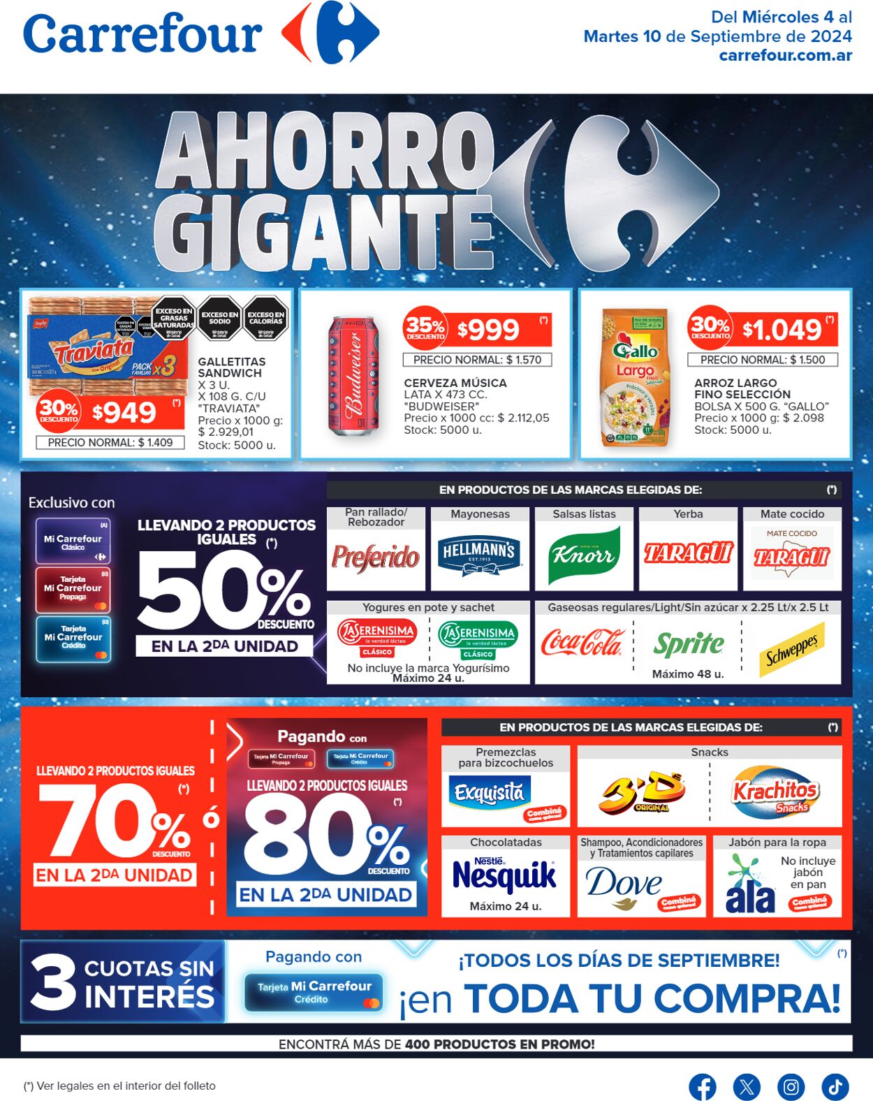 Folleto Carrefour 04.09.2024 - 10.09.2024