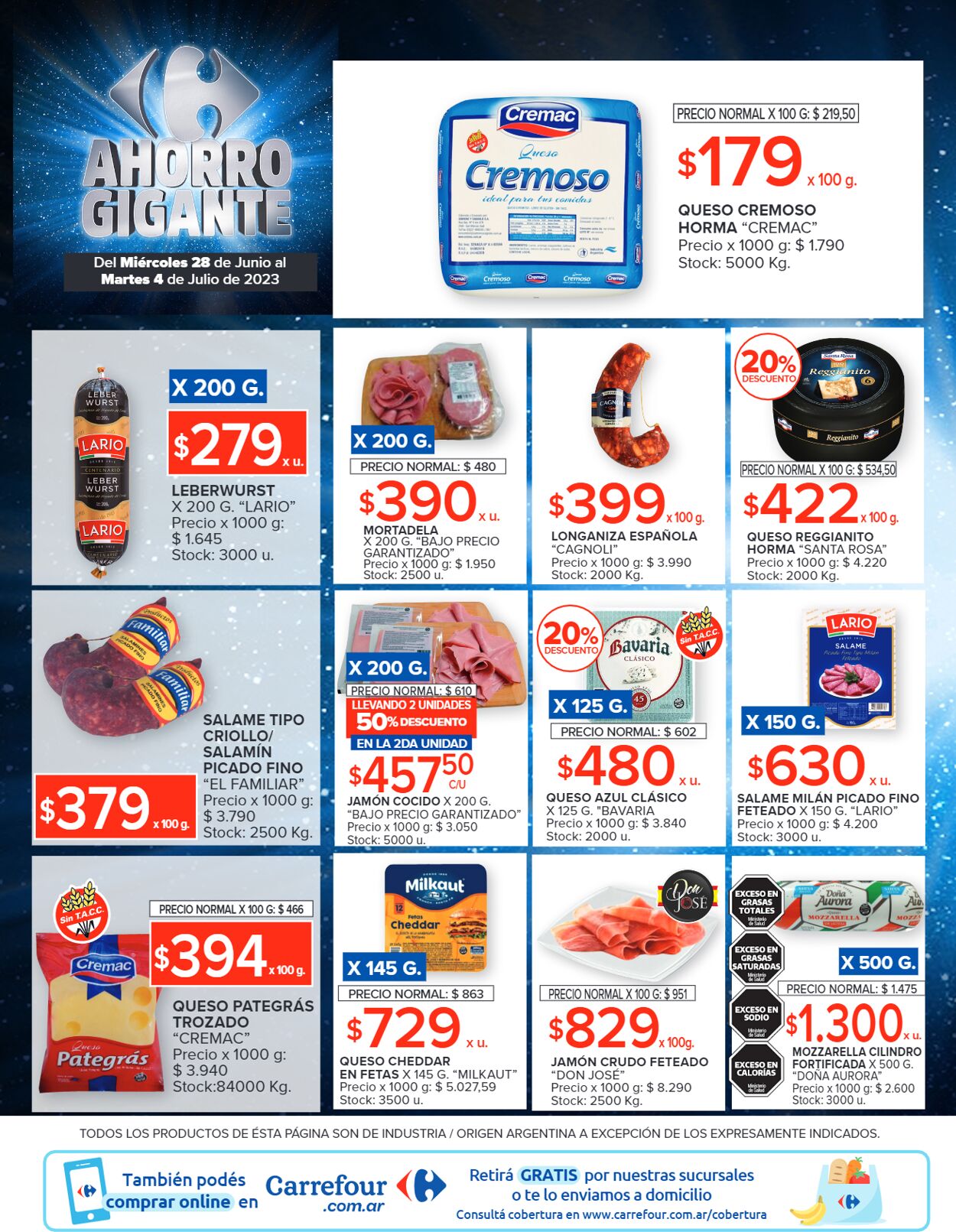 Folleto Carrefour 28.06.2023 - 04.07.2023