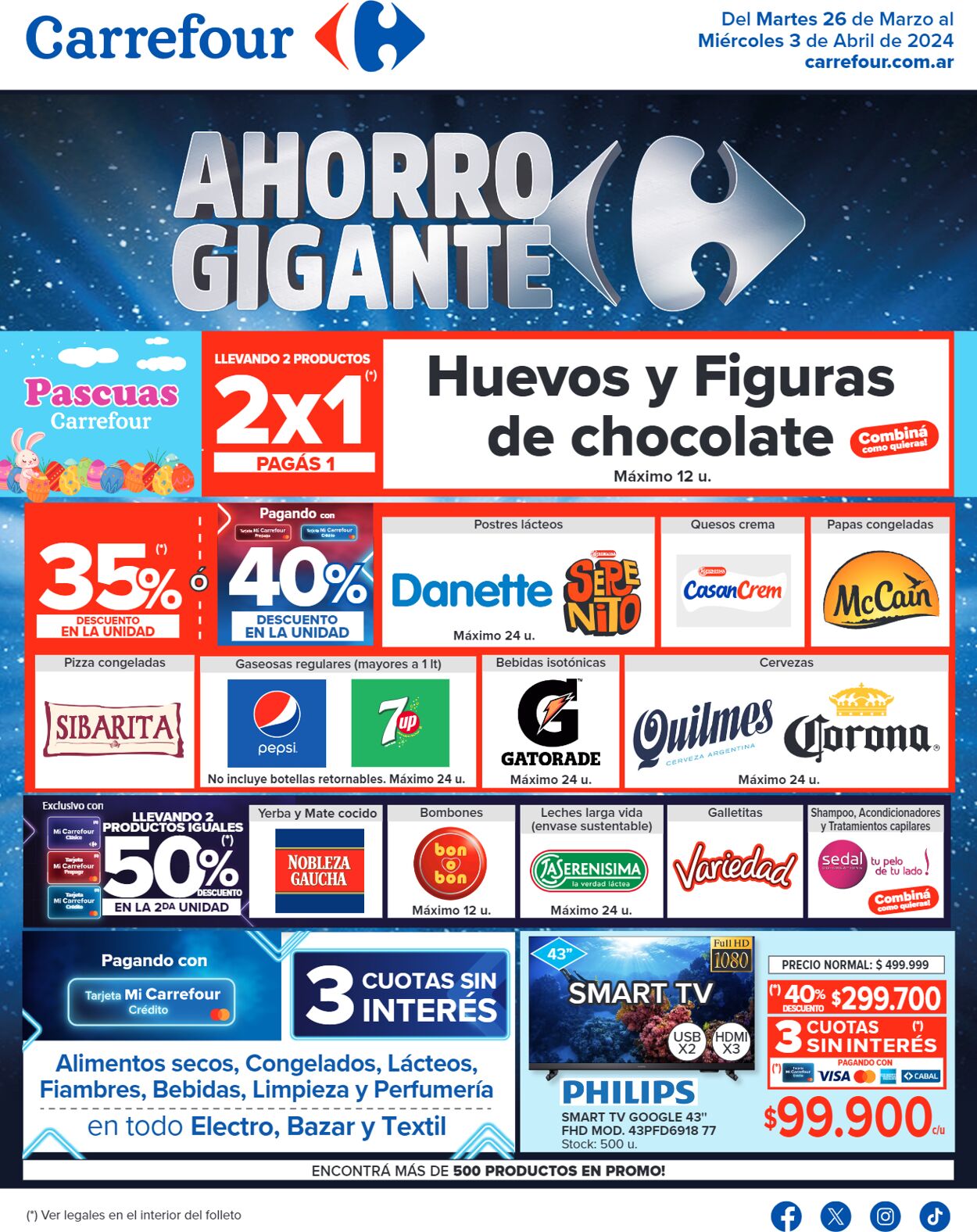 Folleto Carrefour 26.03.2024 - 03.04.2024