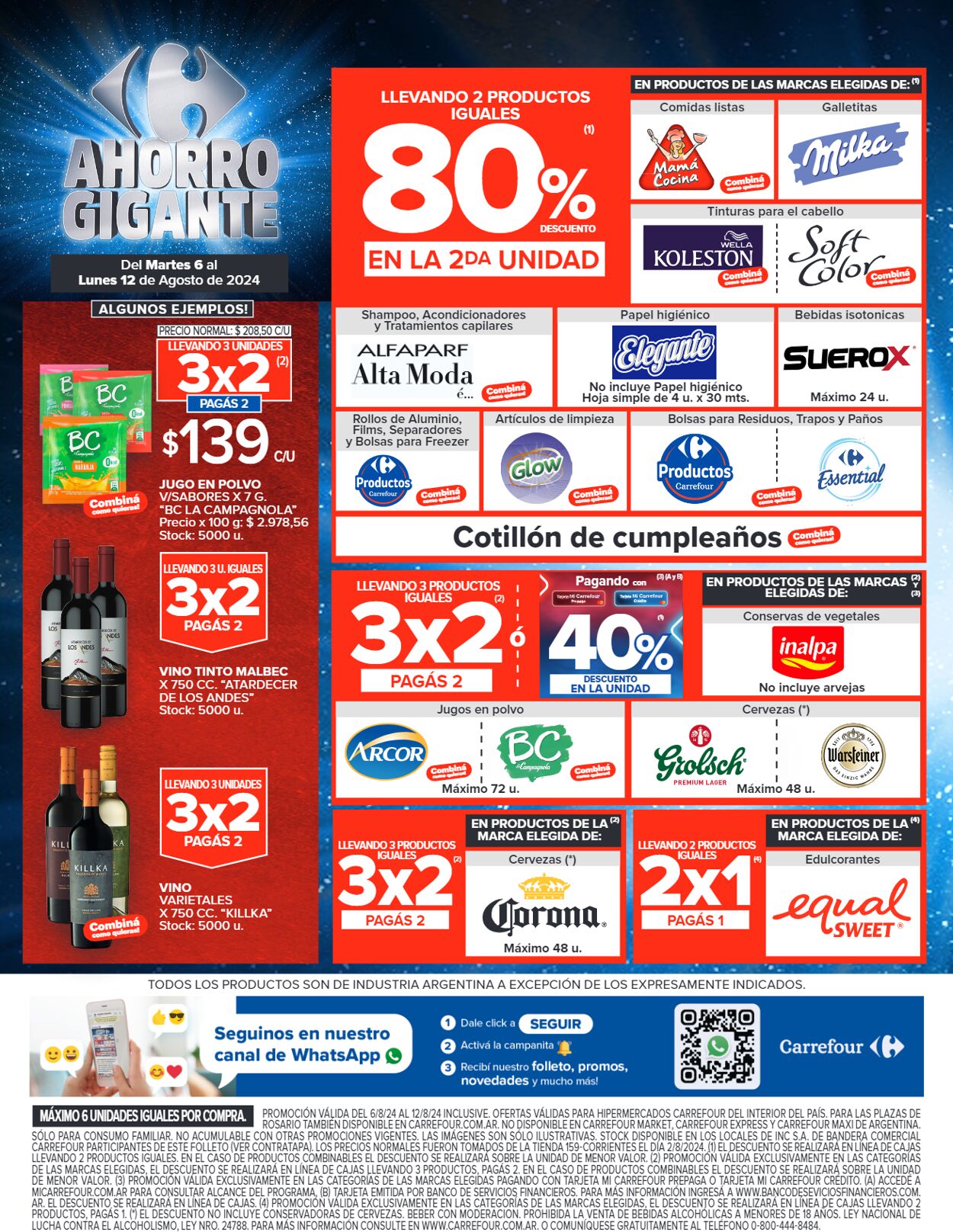 Folleto Carrefour 06.08.2024 - 12.08.2024