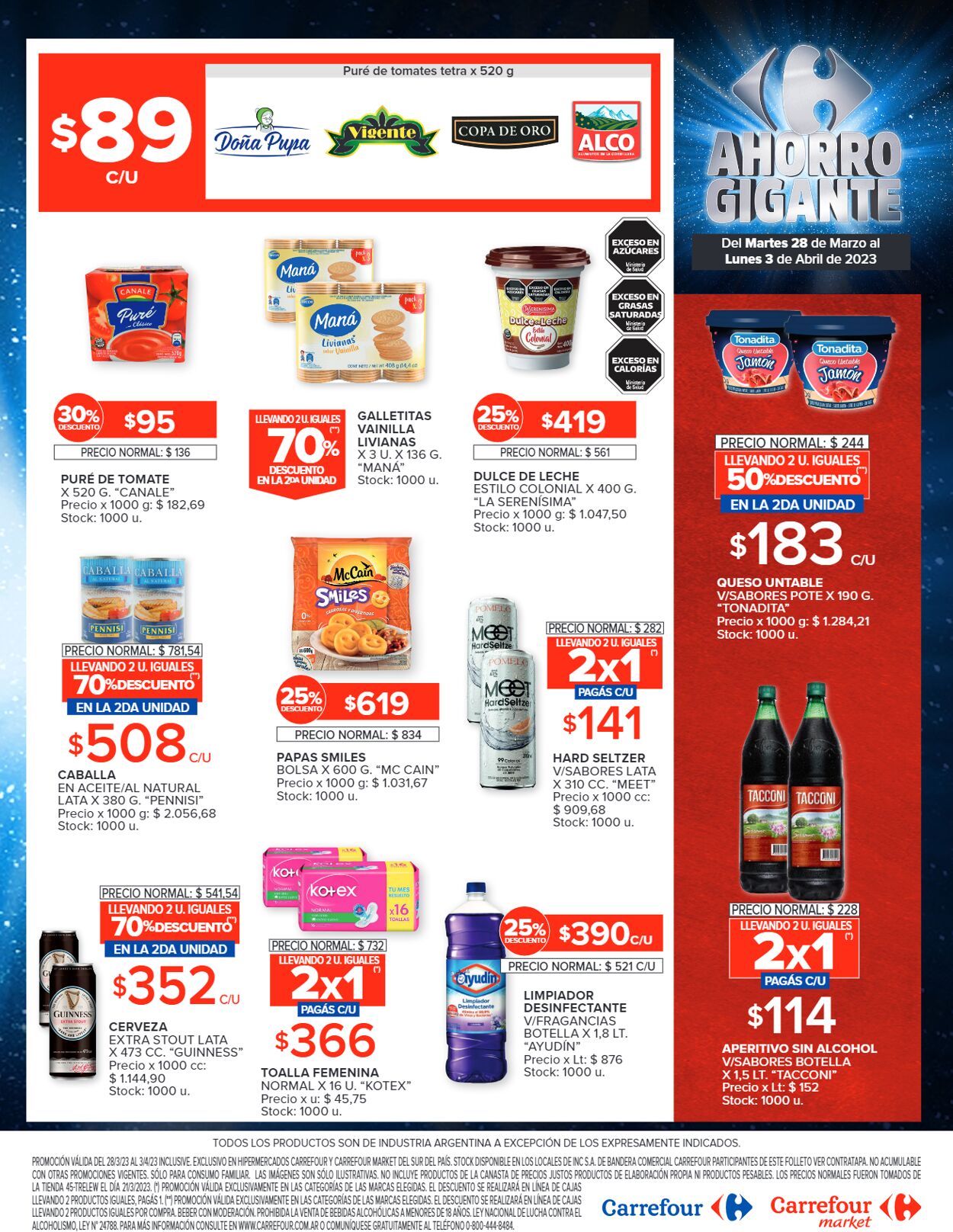 Folleto Carrefour 28.03.2023 - 03.04.2023