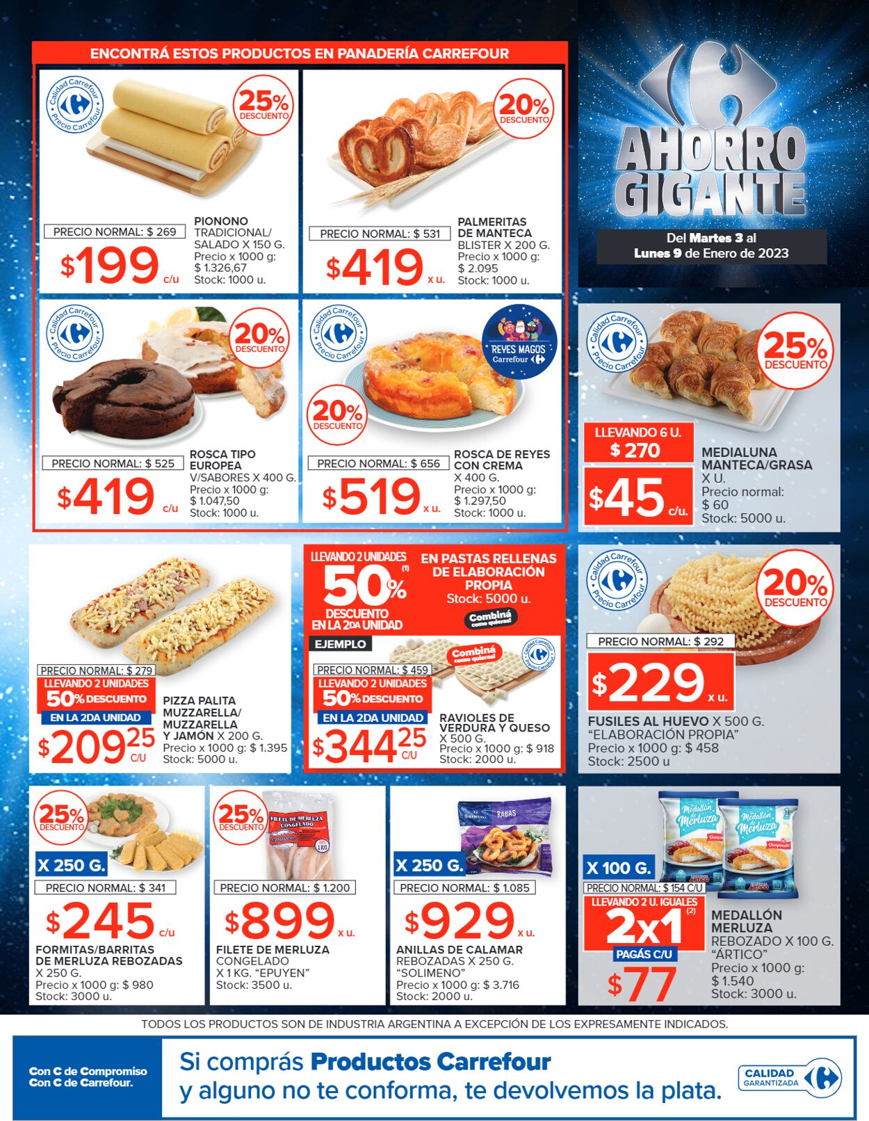 Folleto Carrefour 03.01.2023 - 09.01.2023