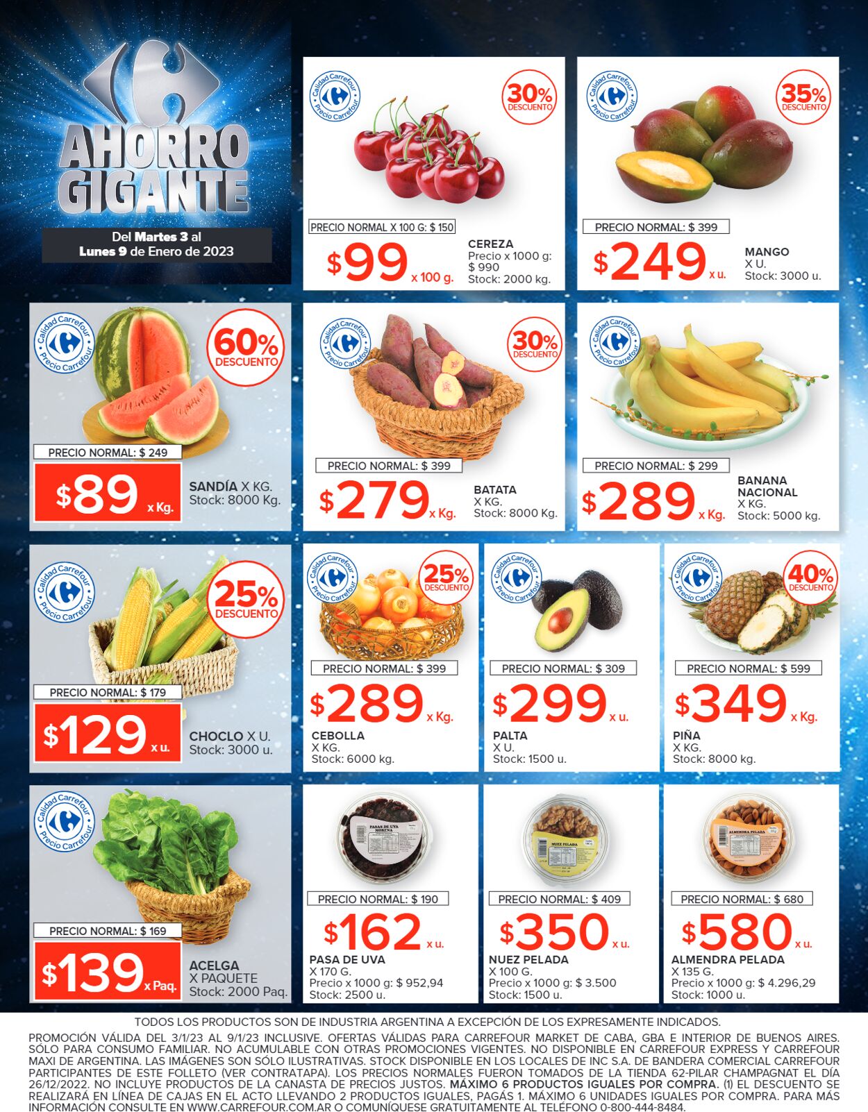 Folleto Carrefour 03.01.2023 - 09.01.2023