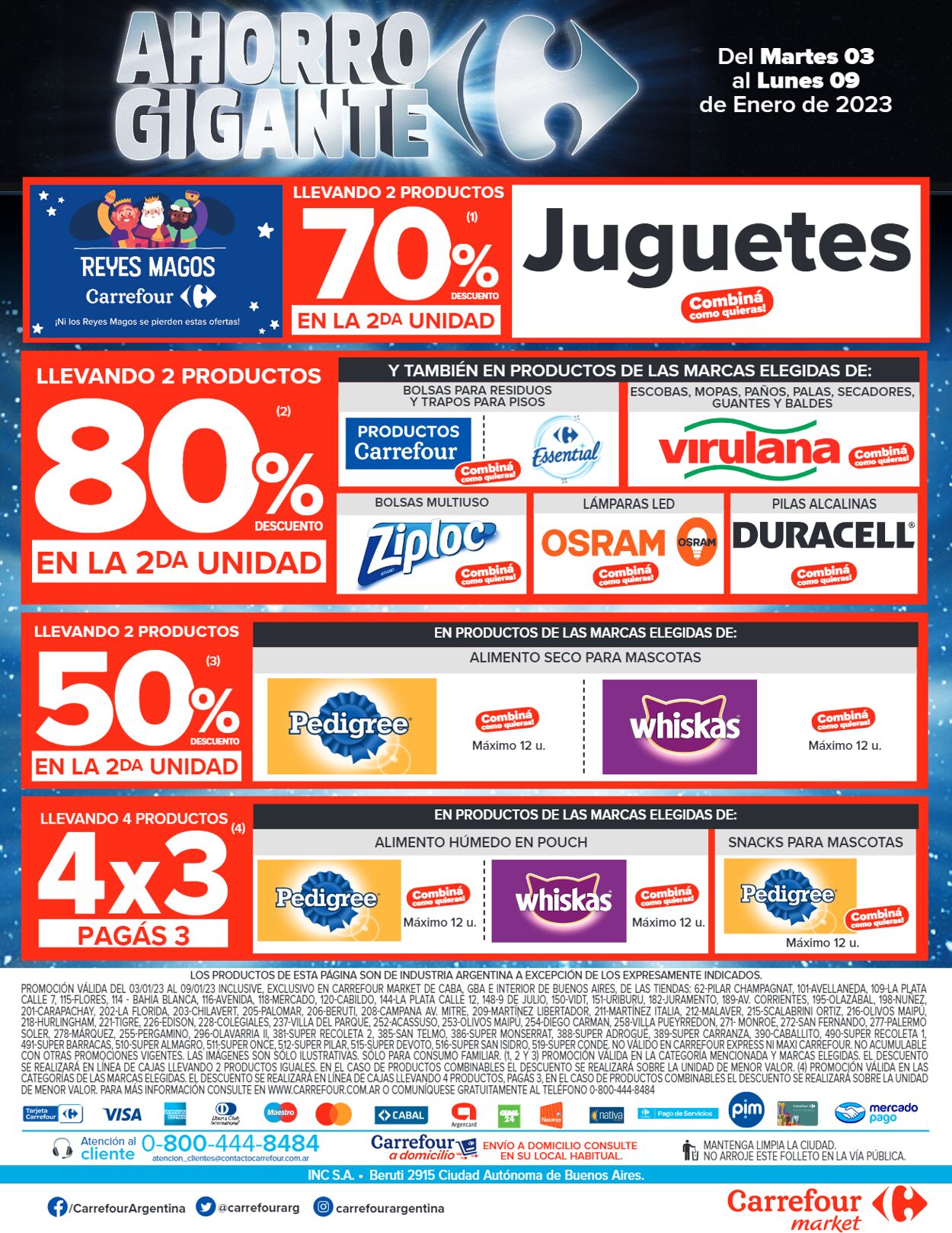 Folleto Carrefour 03.01.2023 - 09.01.2023