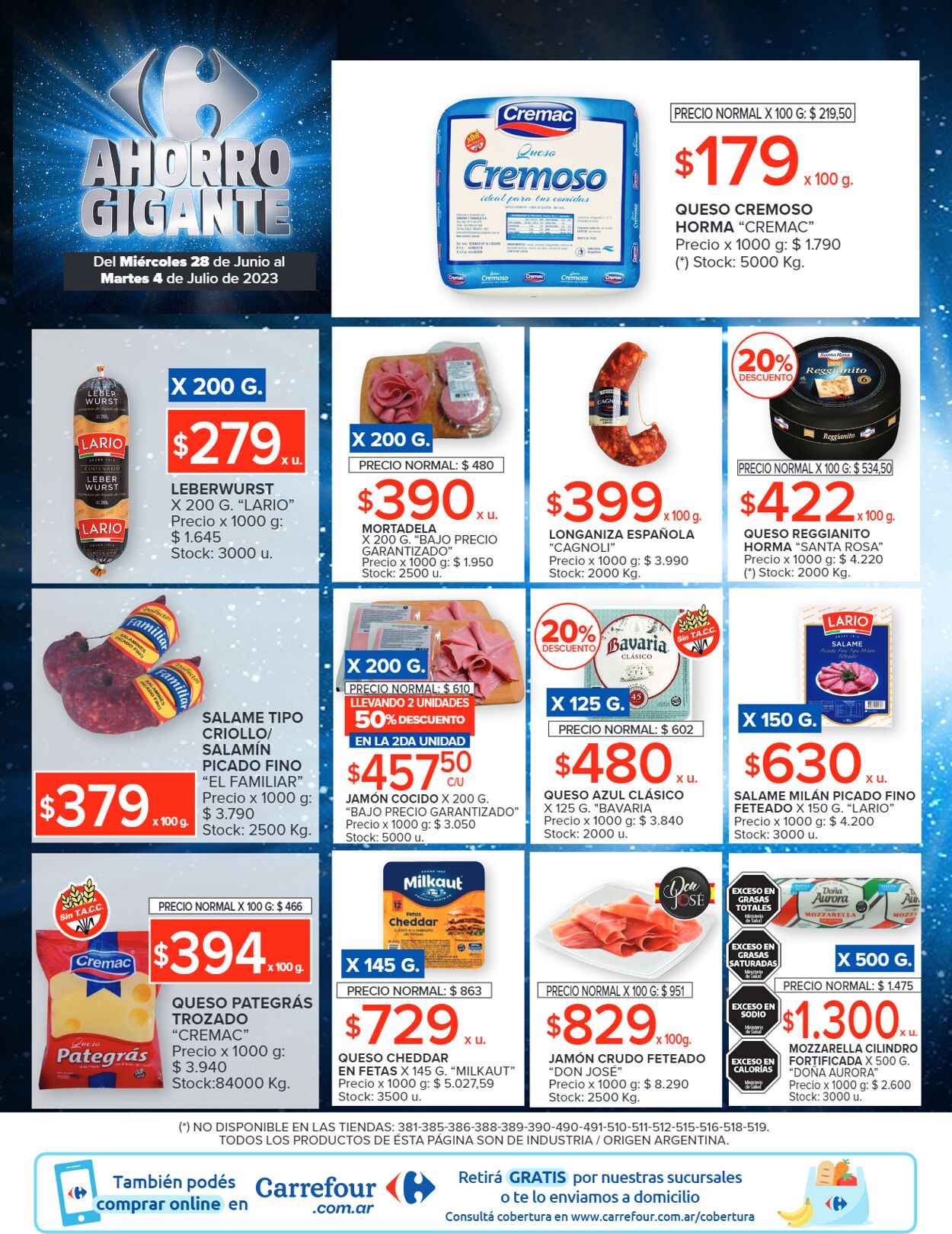 Folleto Carrefour 28.06.2023 - 04.07.2023