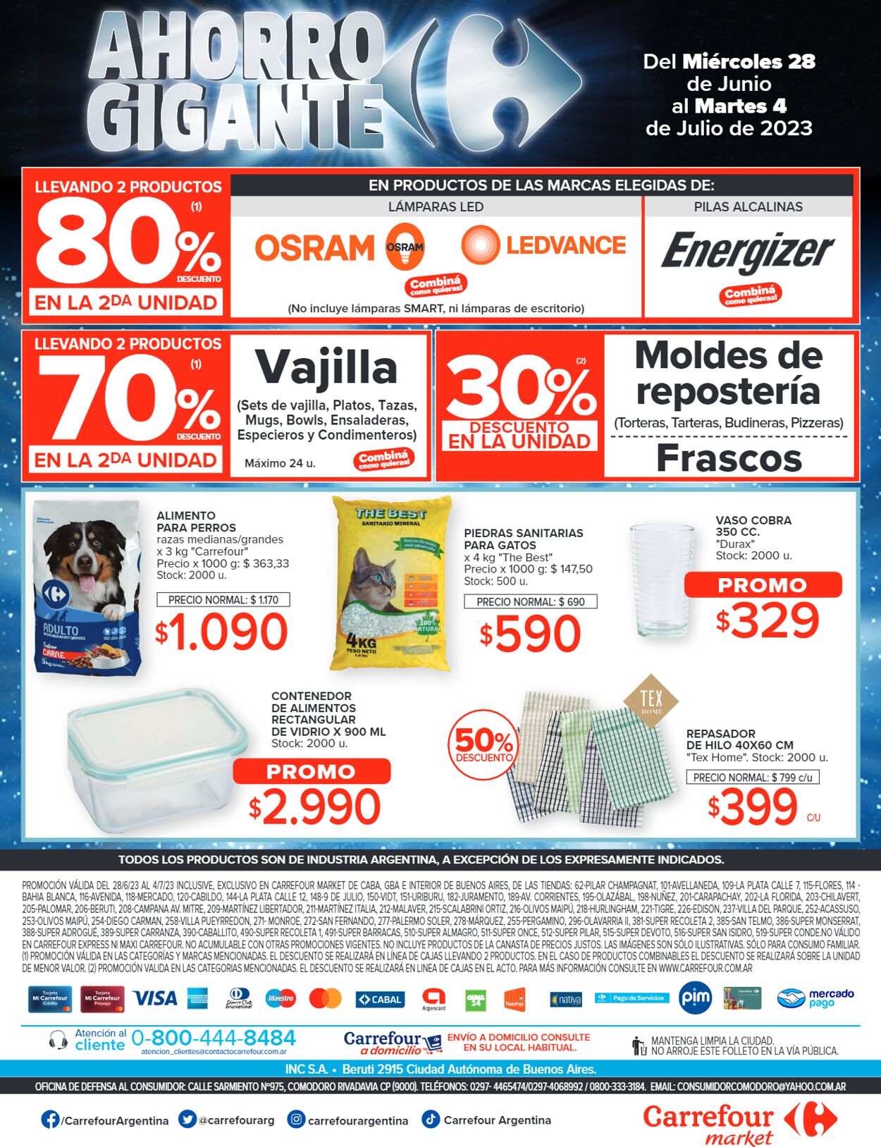 Folleto Carrefour 28.06.2023 - 04.07.2023