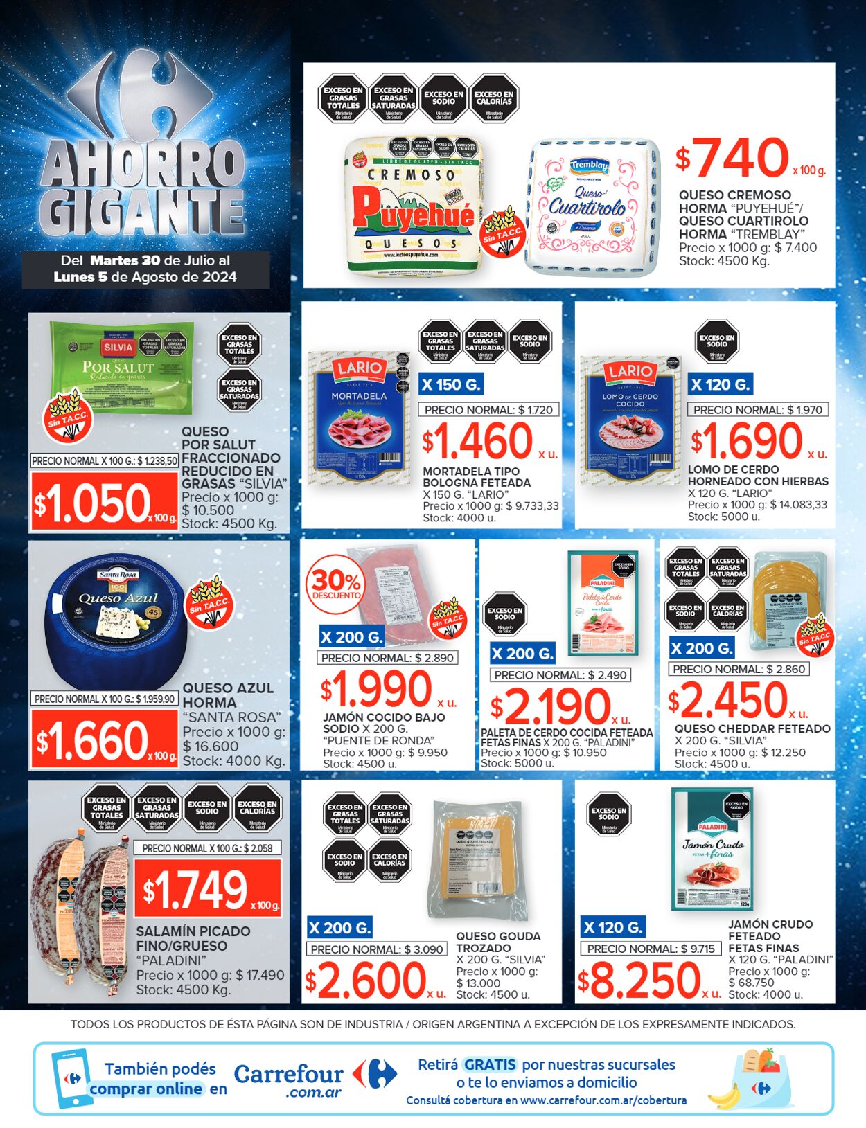 Folleto Carrefour 30.07.2024 - 05.08.2024