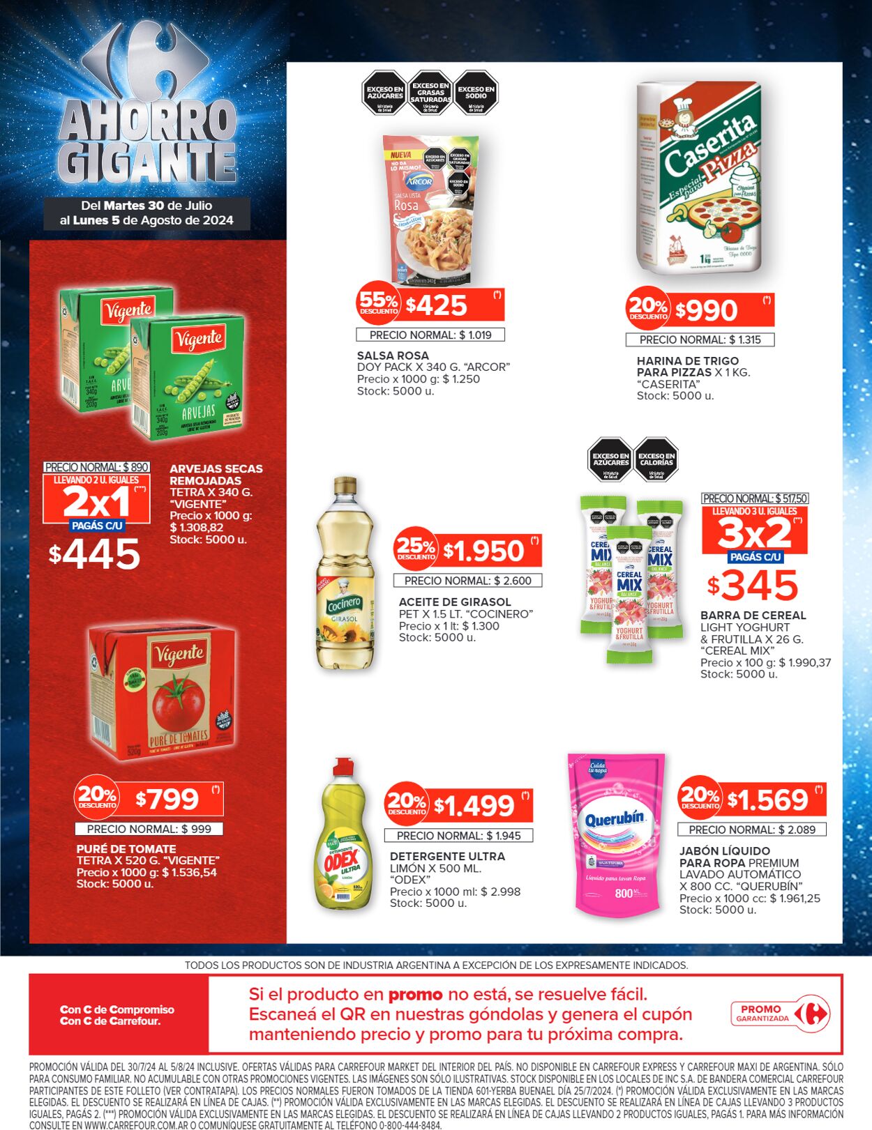 Folleto Carrefour 30.07.2024 - 05.08.2024