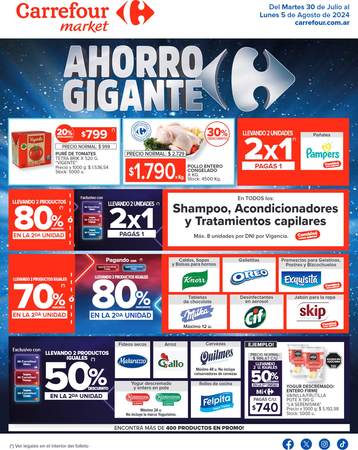 Folleto Carrefour 30.07.2024 - 05.08.2024