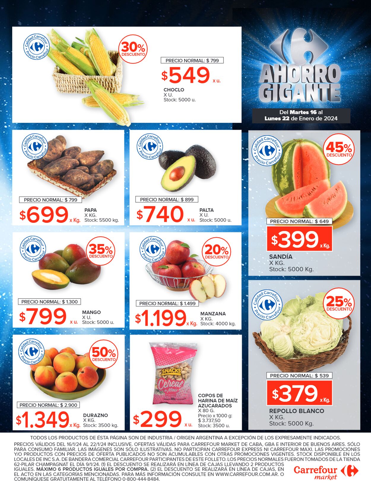 Folleto Carrefour 16.01.2024 - 22.01.2024