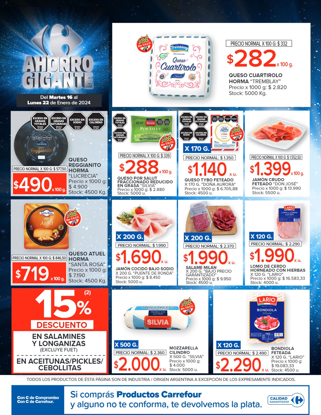 Folleto Carrefour 16.01.2024 - 22.01.2024