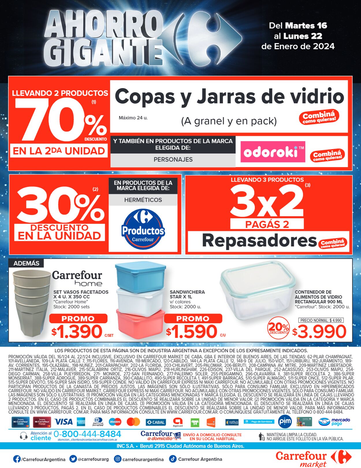 Folleto Carrefour 16.01.2024 - 22.01.2024